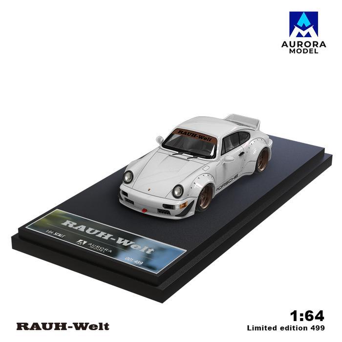 Aurora Model 1:64 RWB Porsche 964 Pearl White Limited