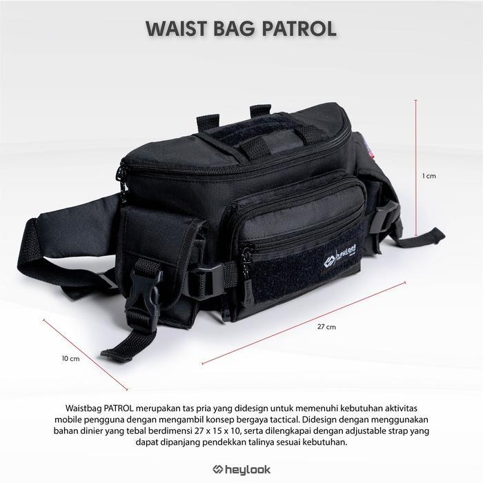 Tas Selempang Pria Waistbag Pria Patrol Heylook Tas Tactical Murah Tas Selempang Original