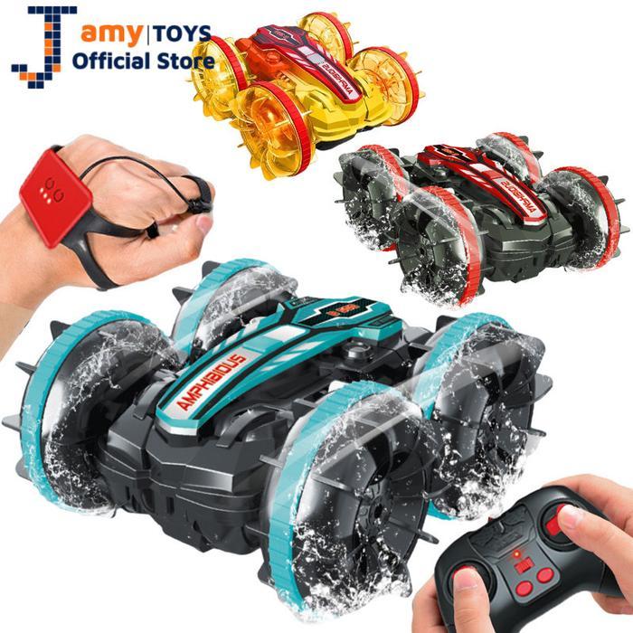 JAMYTOYS Mainan Anak Mobil Remote Control Sensor Tangan Rc Drift Amfibi Mobil Akrobat Mobil