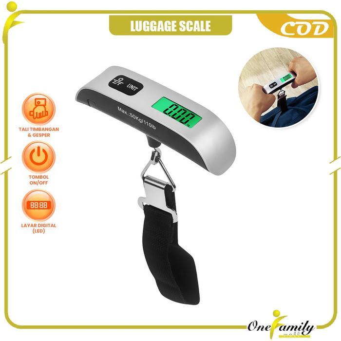 Eiger - Ofm C1273 Timbangan Koper Digital Tas Bagasi Travel Portable Serbaguna