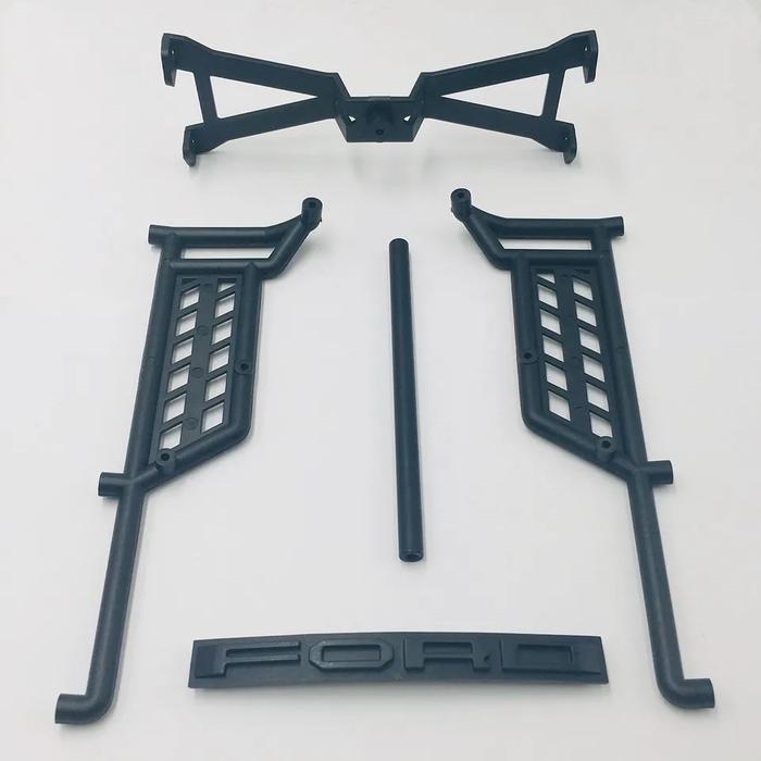Hard Body Ford Raptor Rc Traxxas Trx4 Axial Scx10 1/10 Wb 325