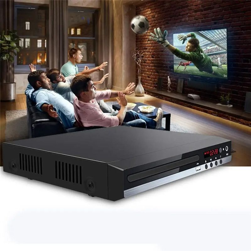 Home DVD Player 1080P DVD Video Player EVD Student CD Player VCD Eye Protection DVD Player Box-AEF7