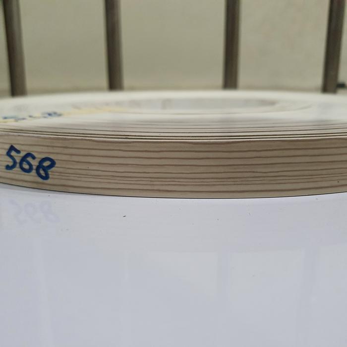 Taco Edging Hpl 568 TEBAL 2mm x LEBAR 22mm Serat Urat Kayu Woodgrain .