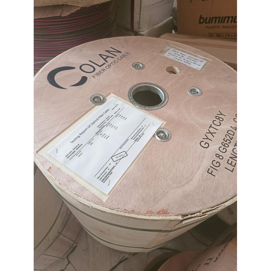 TERLARIS KABEL FO 4 CORE FIG8 COLAN 2000M