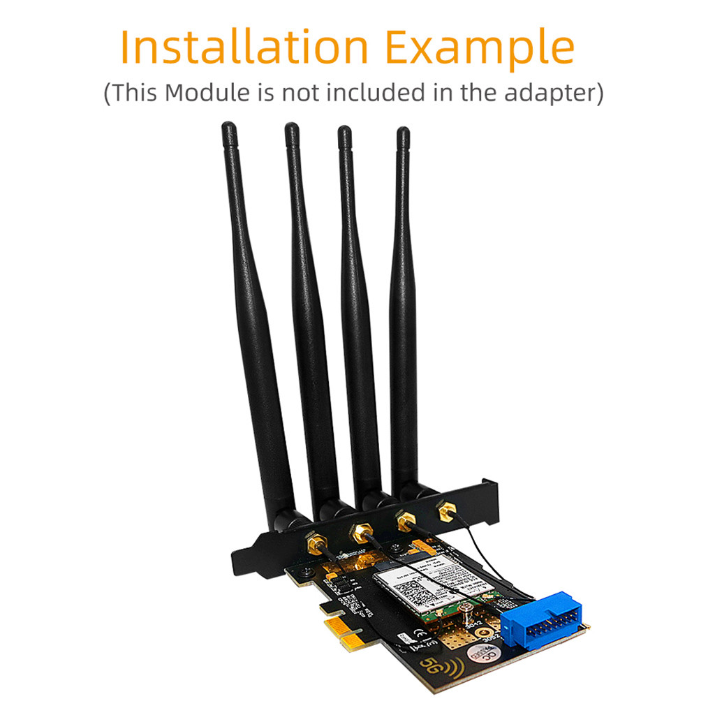 M.2 B Key USB3.0 & PCIe Dual Bus Interface 5G WWAN Card Adapter Support 3042/3052 m2 3G/4G/5G Module