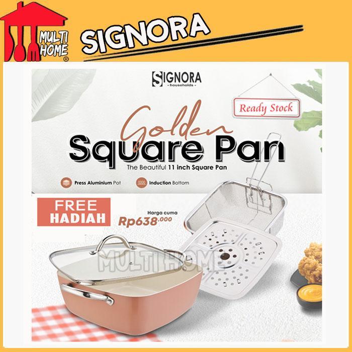 Golden Square Pan Signora Multifuntion / Golder Square Panci Signora