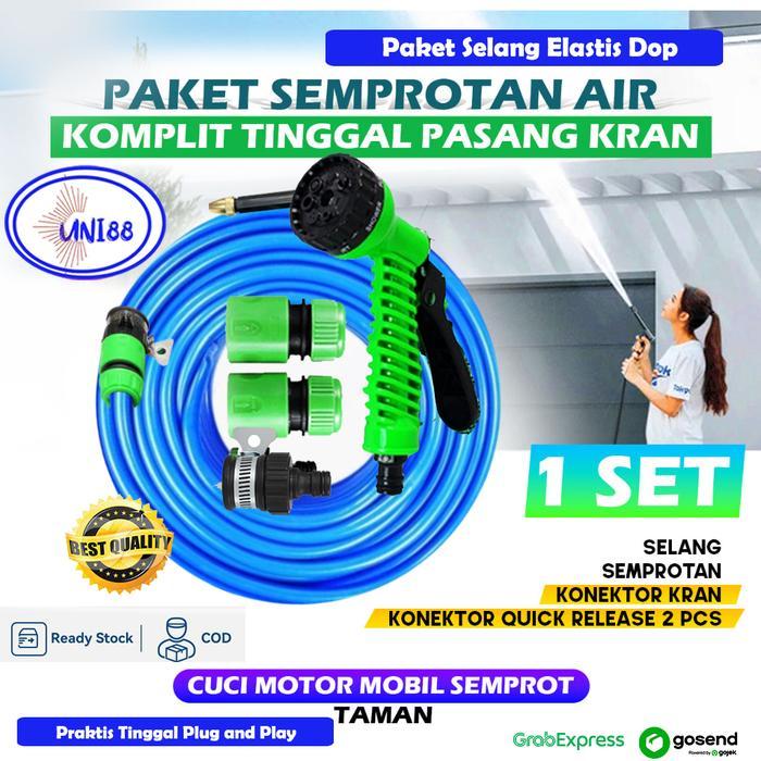 Selang Air 1/2 Inch / Selang Air 5/8 / Paket Selang Air dan Semprotan 20 Meter / Paket Selang Air 10