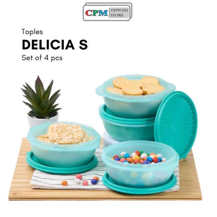 Delicia set of pcs / mini jar /storage /wadah plastik