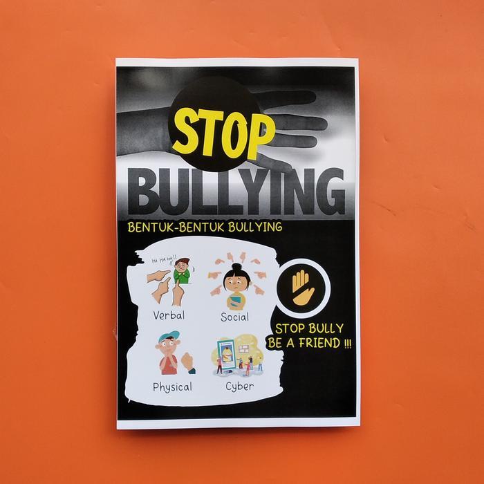 Poster Stop Bullying, Poster Bentuk-bentuk Bullying, Poster Bullying