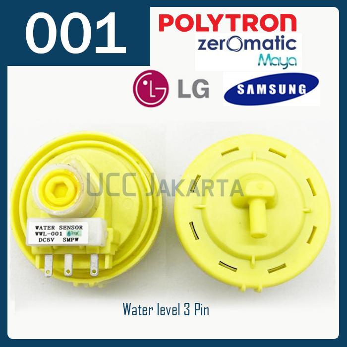 "New" Water Level Mesin Cuci Polytron Zeromatic Top loading 1 tabung WWL-001