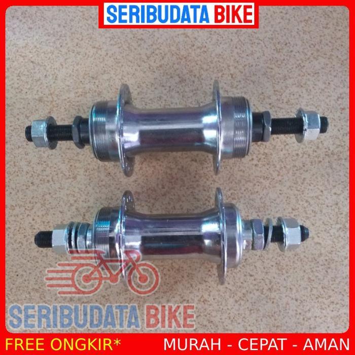 Hub drat ulir depan belakang cakram sepeda lipat mtb minion