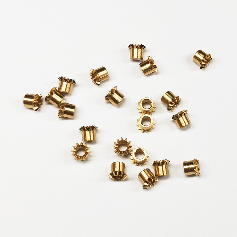 Mini Precision 1:1 Bevel Step Gears 0.3M 12T 1/2mm 90 Degree Transmission Metal Bevel Gear DIY Model
