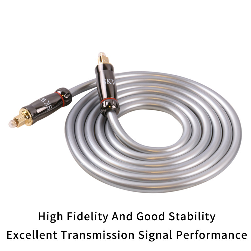 SKW 5.1 Channel Digital Optical Audio Cable Toslink Spdif Cable 1m/1.5m/2m/3m/5m for DVD TVB CD Play