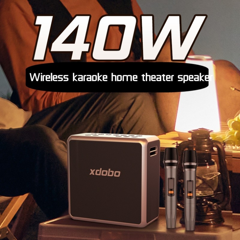 XDOBO King Max 140W High-power Wireless Bluetooth Speakers Super Loud Sound Punchy Bass IPX5 Waterpr