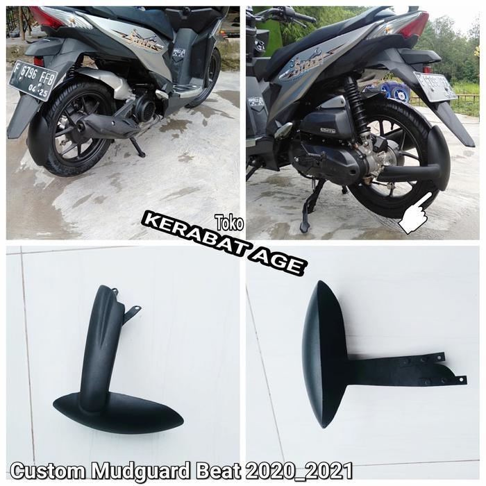 SPAKBOR KOLONG BEAT 2020 CUSTOM MUDGUARD MUD GUARD STREET DELUXE NEW