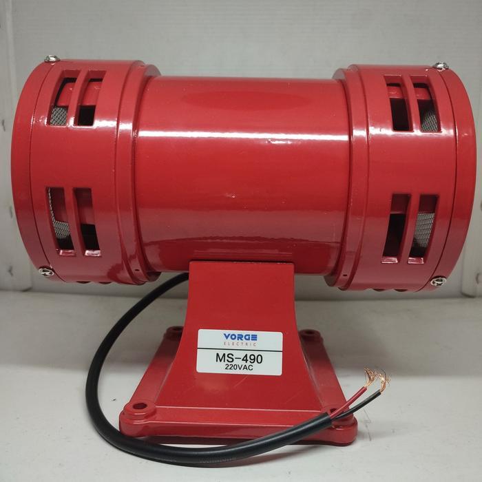 Motor Sirine Sirene 2 Kuping Vorge Ms 490 Ms-490 Vorge Siren Ms490 220