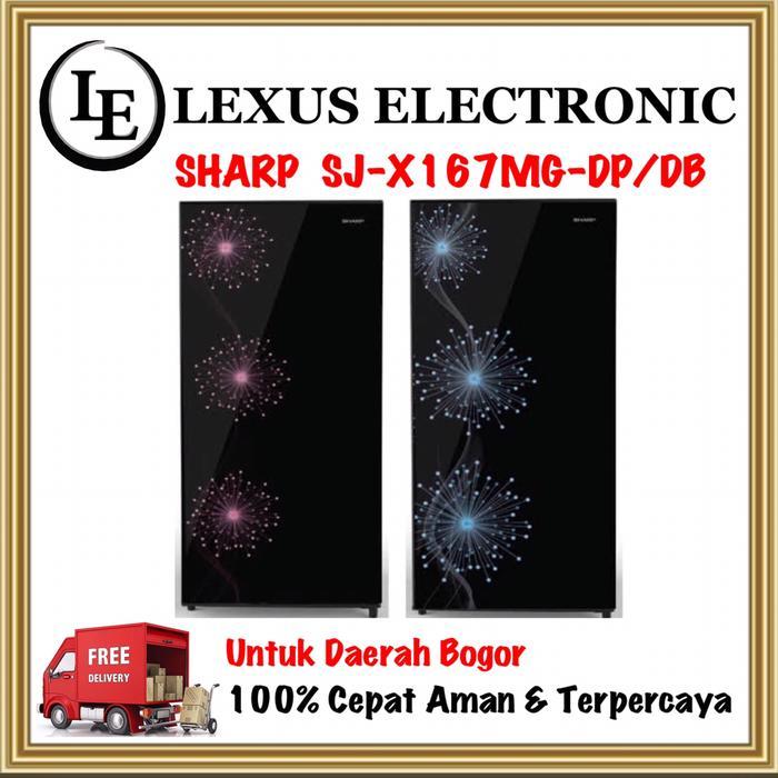 SJX167MG SHARP SJ-X167MGDB/DP KULKAS 1 PINTU SHARP KULKAS 1 PINTU