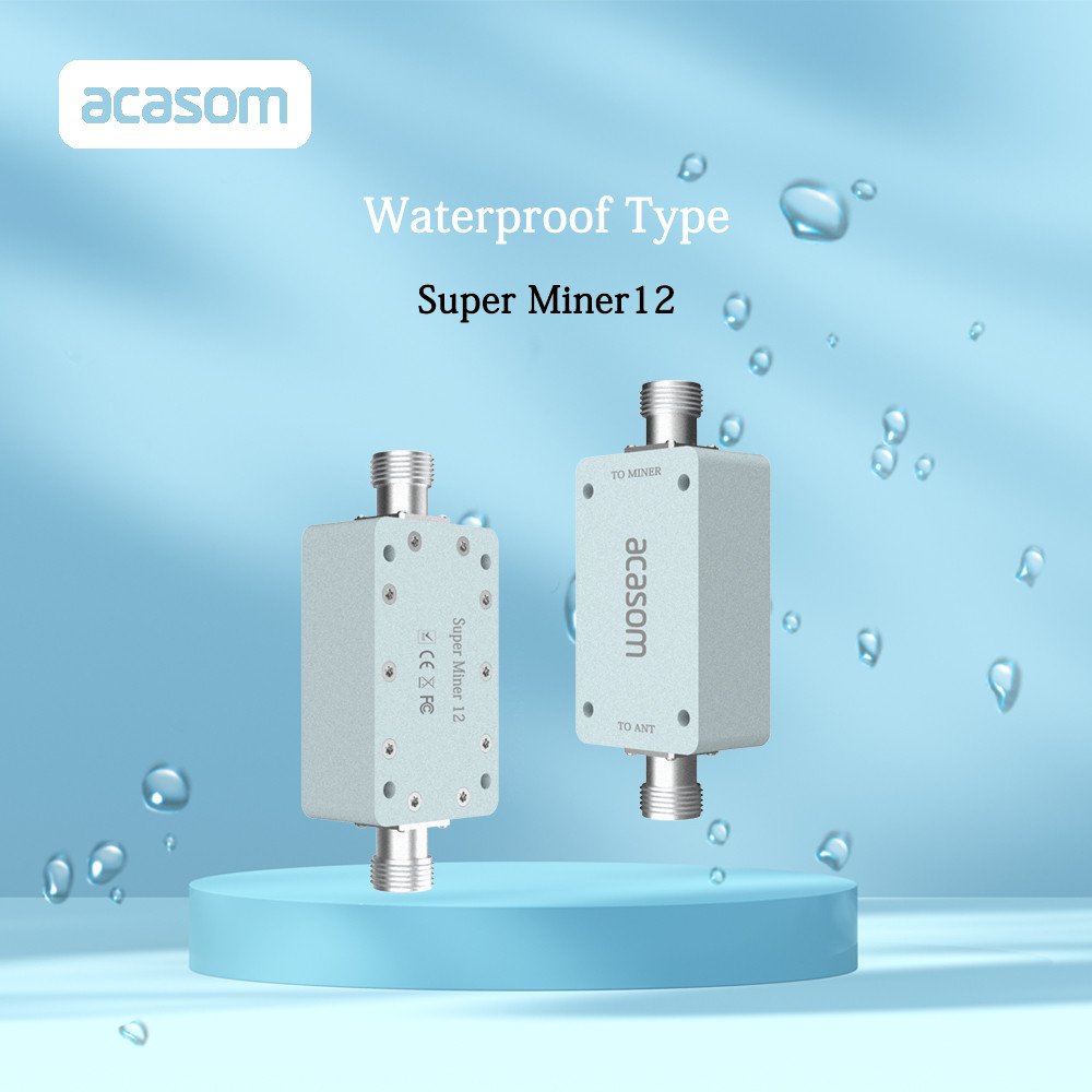 PROMO HARI INI  Outdoor 868MHz Super Miner12  Ultra Low Noise  RX=17 TX=6   Miner AMP super Bias Tee