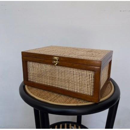 Rattan Box / Box Rotan besar / kotak penyimpanan serbaguna/ Aesthetic