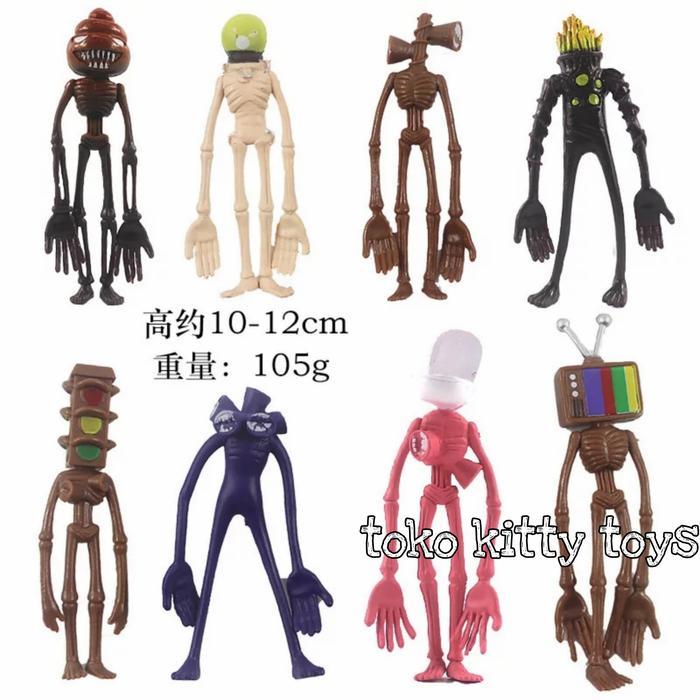 FIGURE SIREN HEAD HORROR ACTION FIGURE SET 8