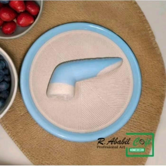 COBEK KERAMIK ORIGINAL 18cm +ULEKAN VIRAL COBEK SULTAN BEST SELLER FREE PEKING BUBEL+KARDUS