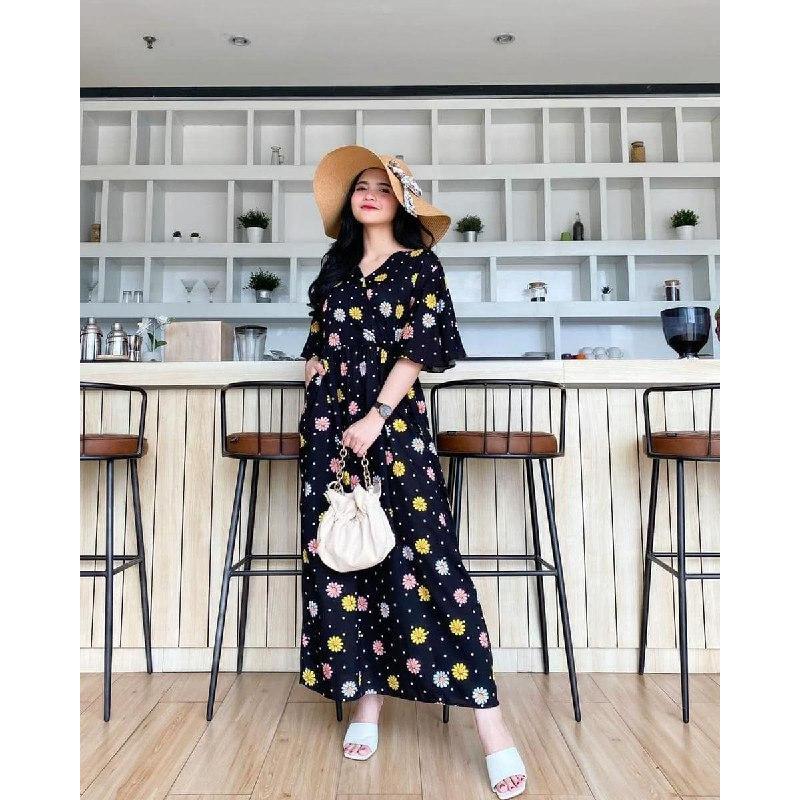 KAREEN DRESS - DASTER KIMONO RAYON MURAH