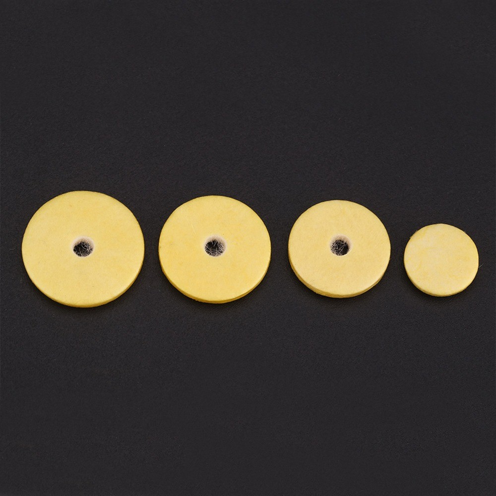 16pcs Durable Sheep casing Flute Pads Set Yellow Repair kit Flute Repair Kit Flute Parts Flute