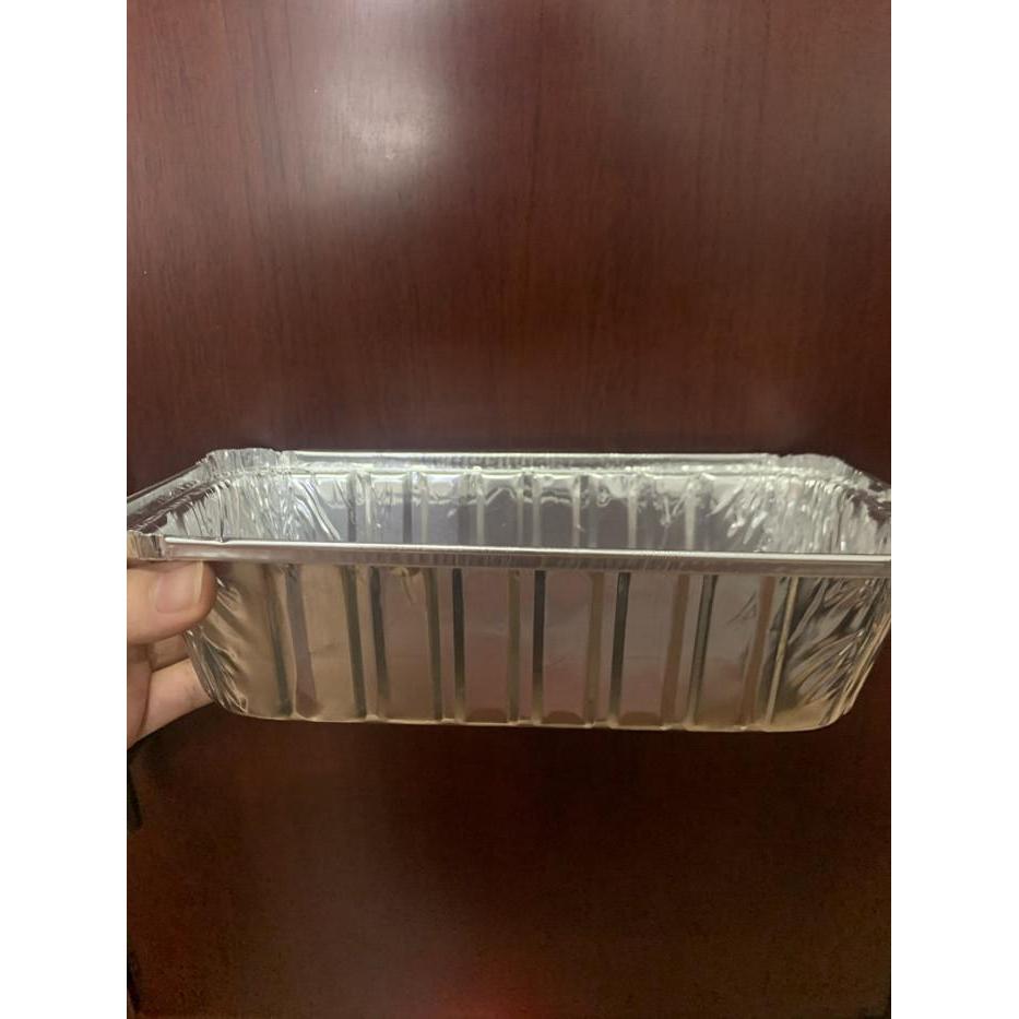ALUMINIUM TRAY BX-1850 - @100 PCS - WADAH ALUMINIUM FOIL TRAY - BX1850