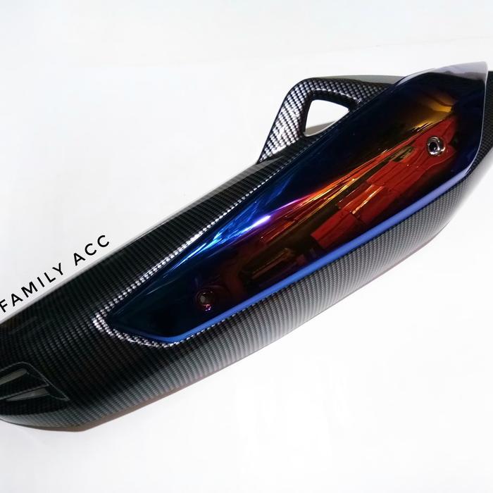 Cover Knalpot Tameng Knalpot Nmax Carbon Plus Lis Knalpot Nmax Two Ton