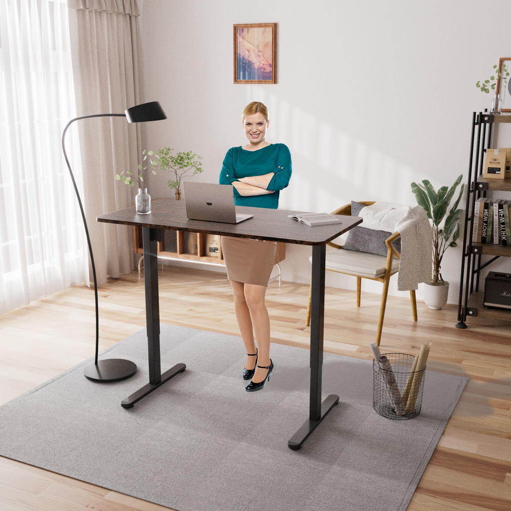 Adjustable Electric Desk Table Motorized Height-Adjustable Standing Desk for Home/Office