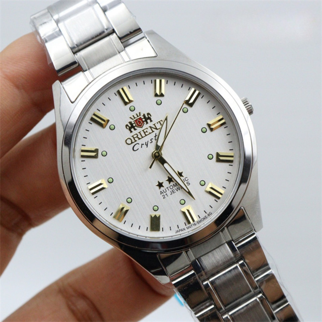 Stainless Steel Orient Watch with 2035 Quartz Movement Orient Wristwatch 3ATM Modification