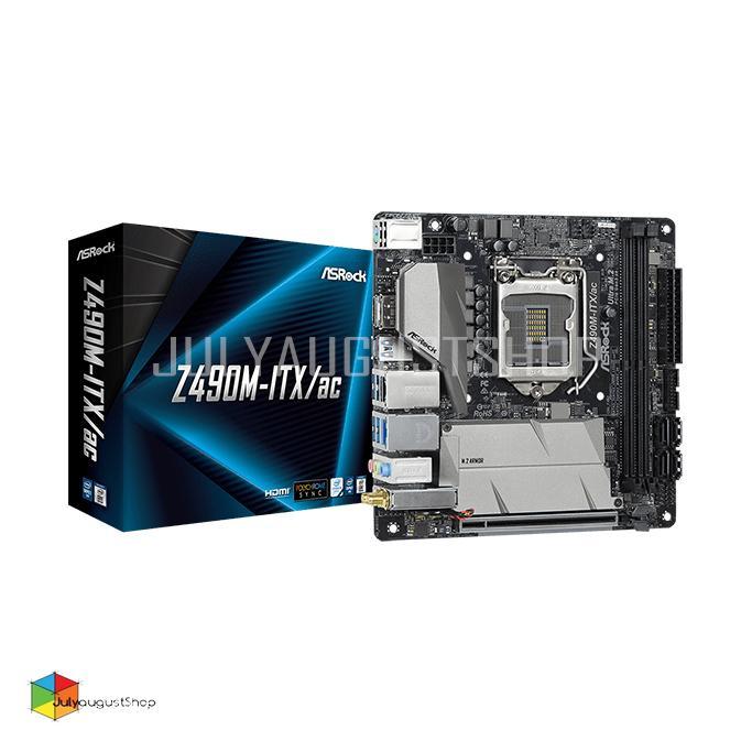ASRock Z490M-ITX/ac Motherboard Mini-ITX LGA 1200 Intel Z490