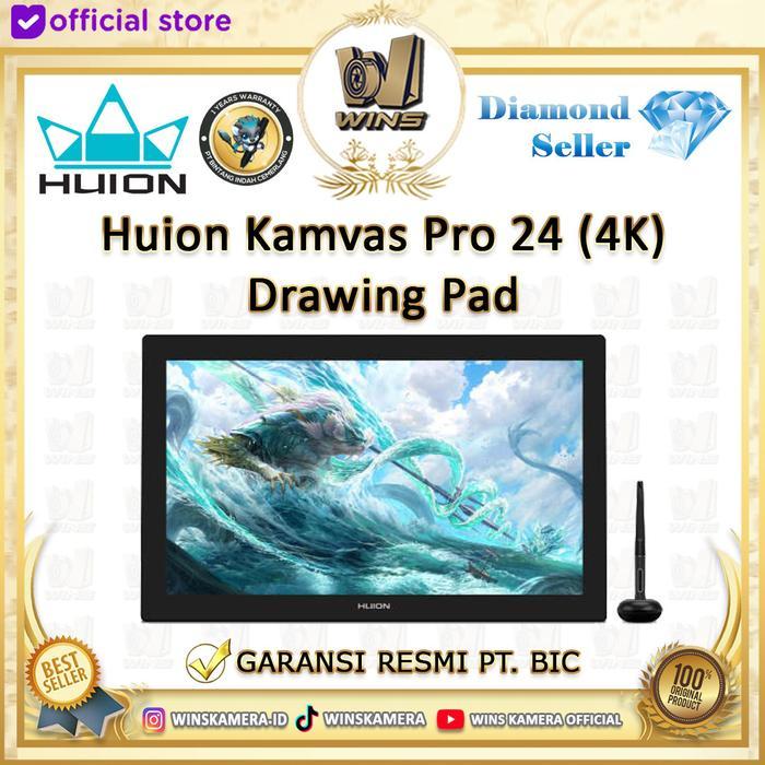 HUION KAMVAS Pro 24 (4K) UHD Pen Display Garansi Resmi