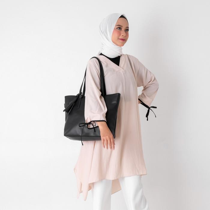 Spesial Pamole Tote Bag Tas Wanita Penutup Resleting - Volen Series tote bag