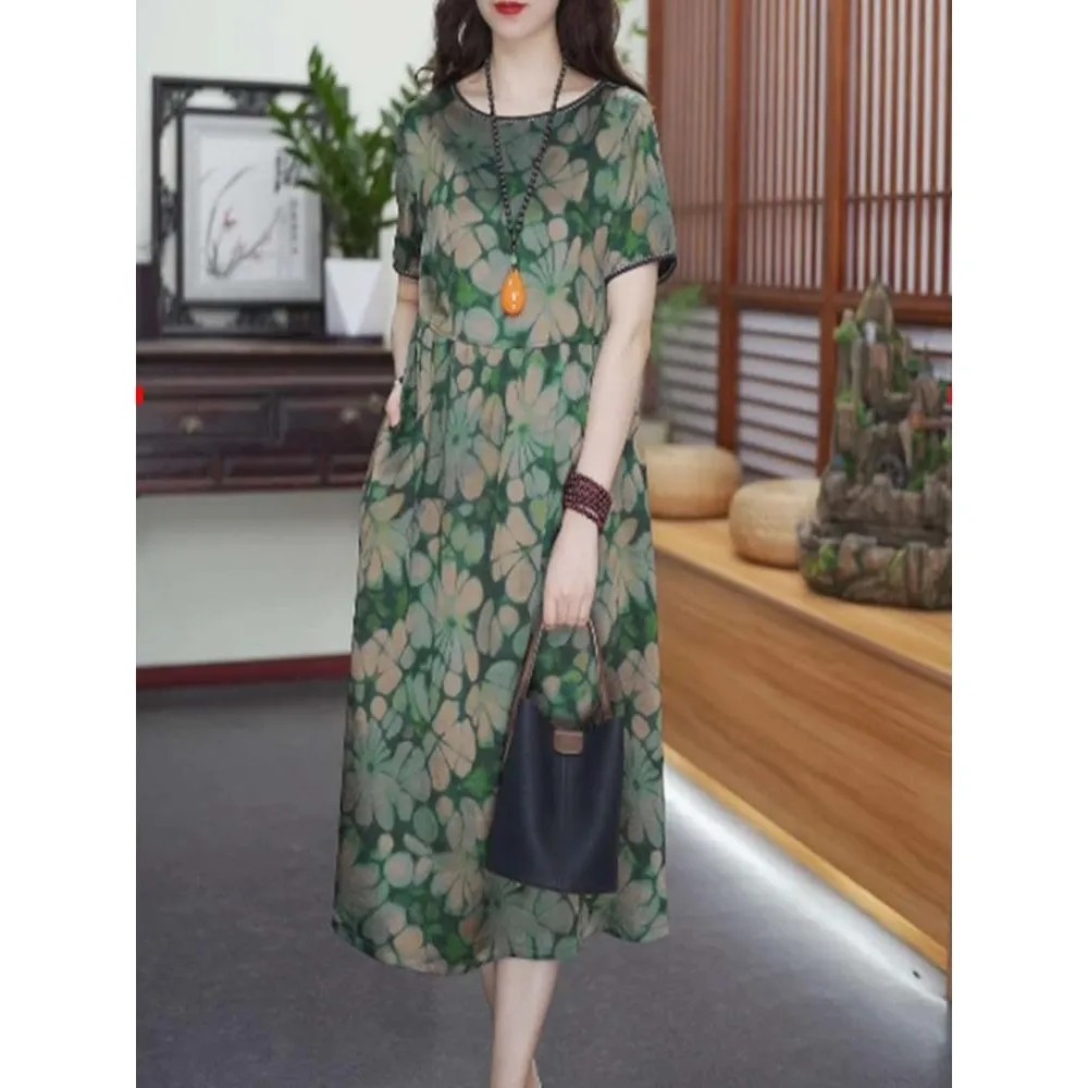 Koleksi Dress Wanita Longgar Fashion Grosir