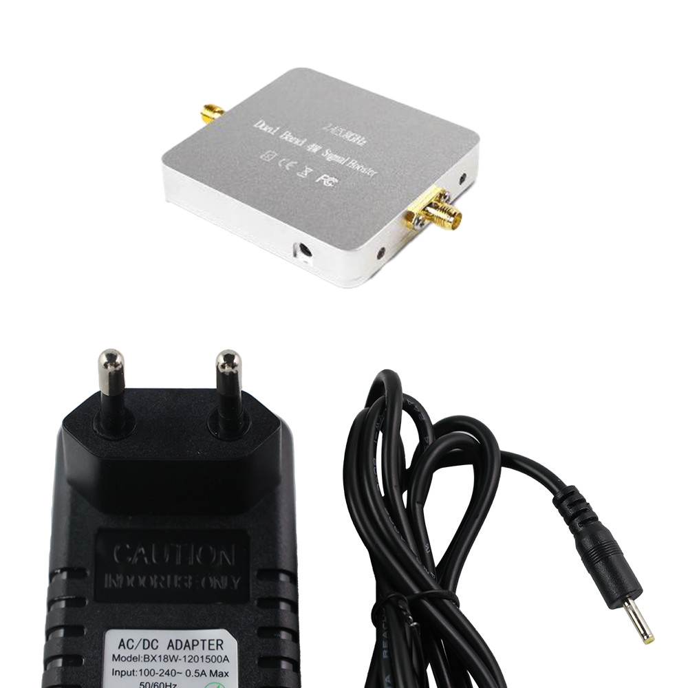 EDUP Booster 4W Channel WiFi Signal Extender 2.4Ghz 5.8Ghz Dual Band Signal WiFi Power Amplifier US