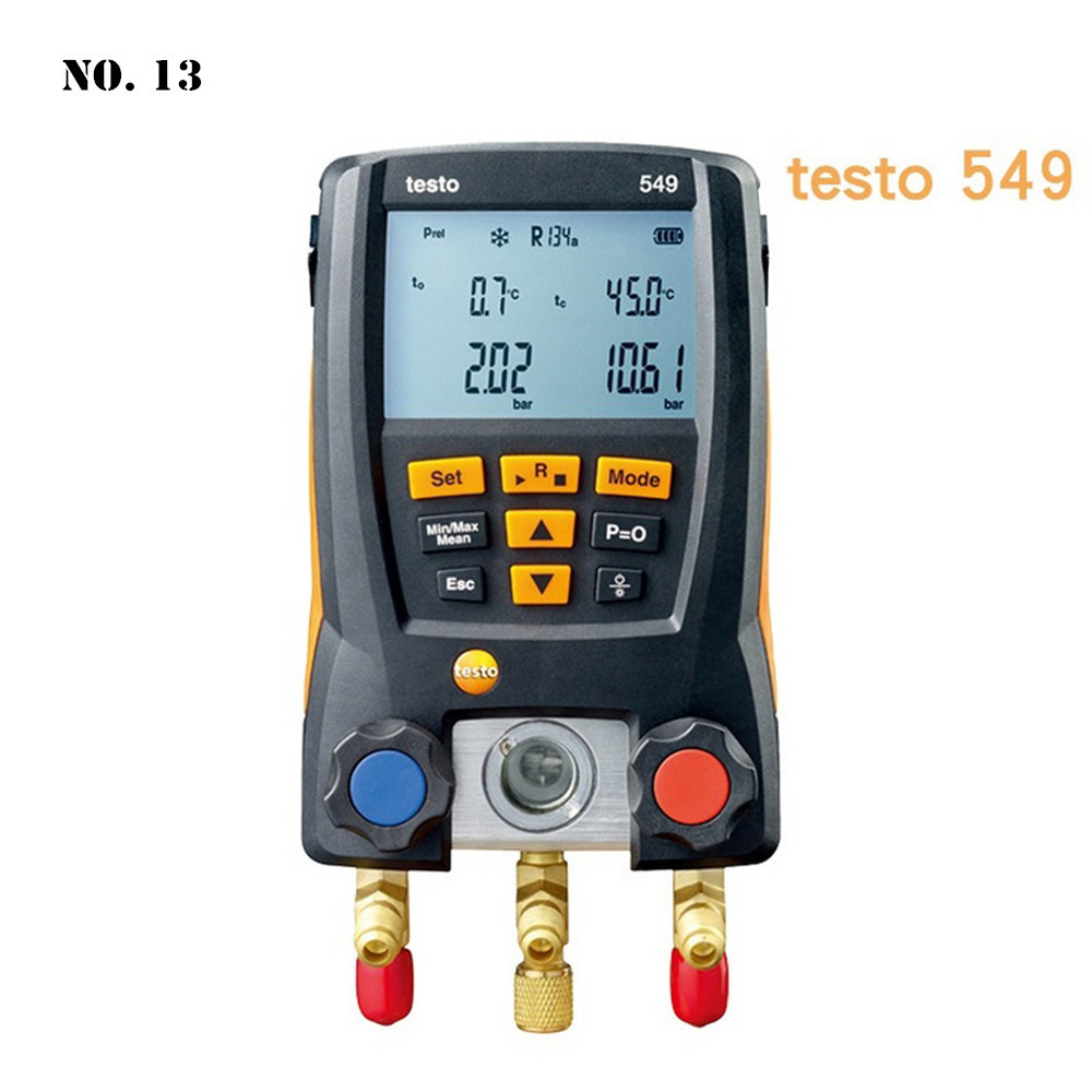 BELI SEKARANG Testo 549 Refrigeration Guage HVAC Manifold Gauge Set 0560/0550 LCD Digital Manometer 
