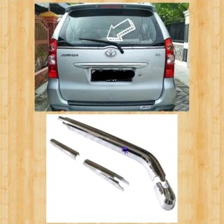 Cover Wiper Belakang Mobil Avanza Xenia Lama 2004 2005 2006 2007 2008 2009 2010 2011 CHROME