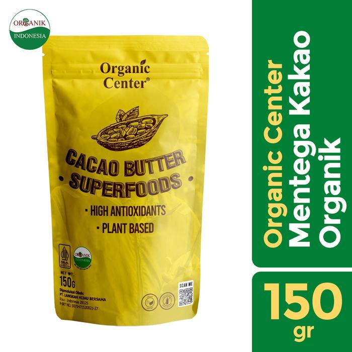 Organic Center - Organic Vegan Raw Cacao Butter 150gr - Butter Vegan