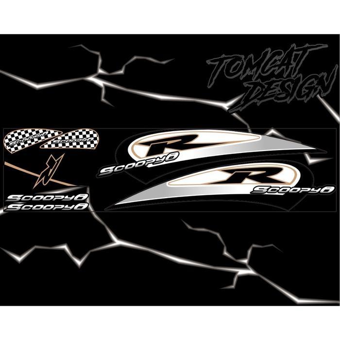 STRIPING SCOOPY KARBU THAILAND / SCOOPY R MOTOR MOTORCYCLE