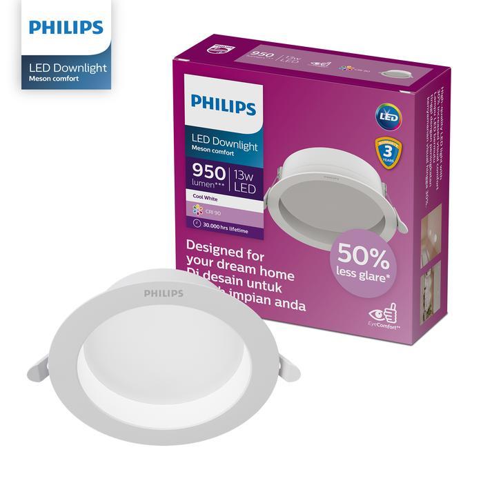 Philips Lampu LED Downlight Meson Comfort 13W 4000K Semi Putih