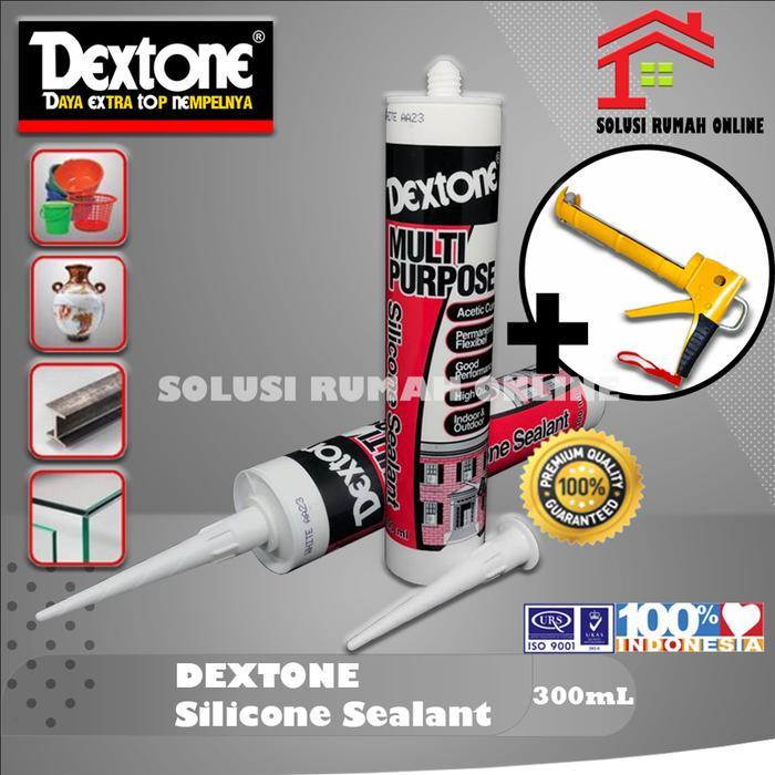 Lem Silikon Dextone dan Alat / Alat Tembak Plat dan Alat Tembak Tulang / Silicon Sealant Multi
