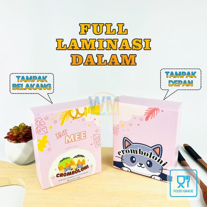 (Isi 50Pcs) Kemasan Cromboloni / Wadah Cromboloni / Box Cromboloni / Tray Cromboloni / Mika