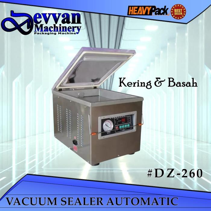 Vacuum Sealer Otomatis Dz-260 Mesin Vakum Sedot Udara - DZ-260A3