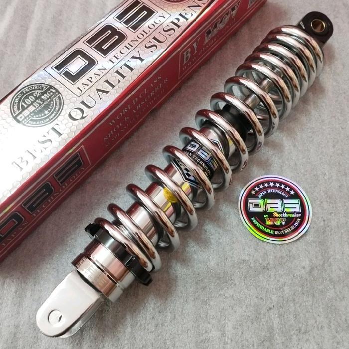 Shock Shok belakang DBS non tabung ulir Crome 330mm Beat Vario Scoopy Genio Stylo
