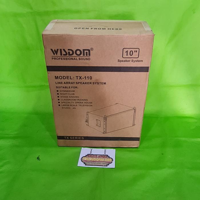 Wisdom Tx110 Speaker Line Array Pasif Original Populer