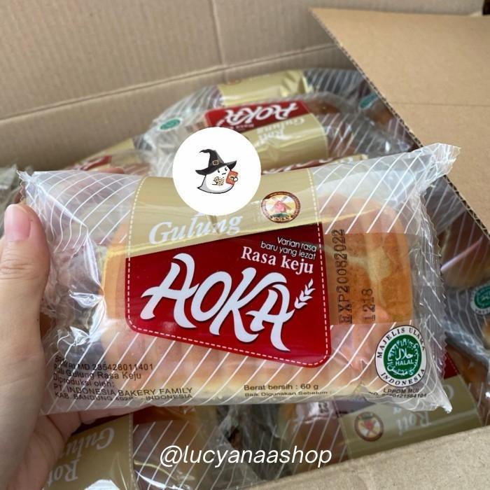 DISKON ROTI GULUNG AOKA 60 GR ISI 60 PCS