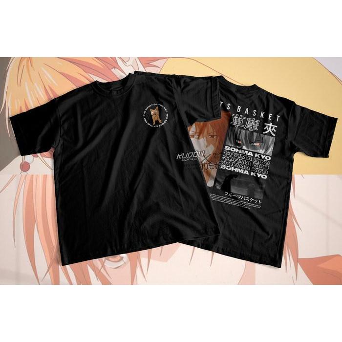 Kaos Oversize Sohma Kyo Anime Manga Fruit Basket Premium  Unisex