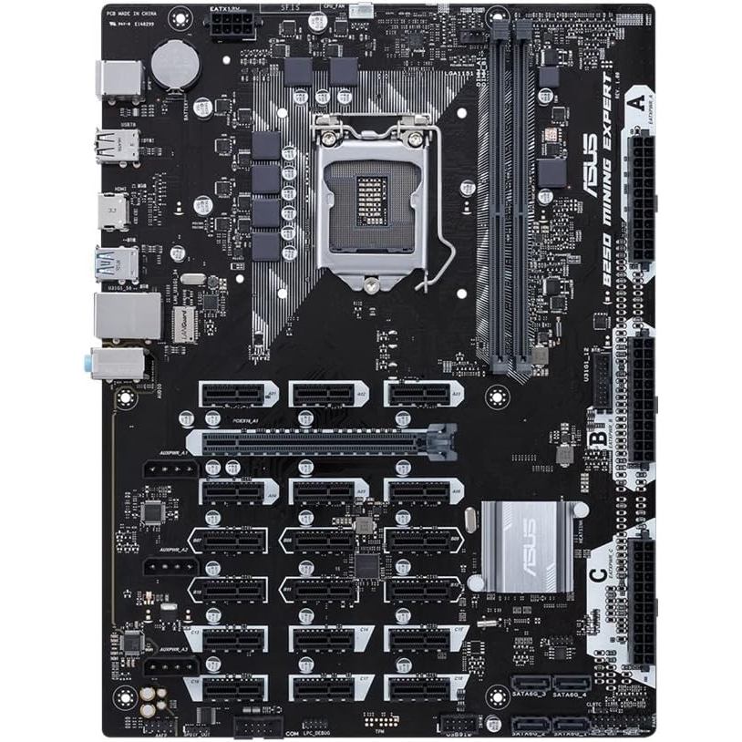Asus B250 MINING EXPERT Mining Rig BTC ETH Mining Motherboard LGA 1151 Intel B250 DDR4 32GB support