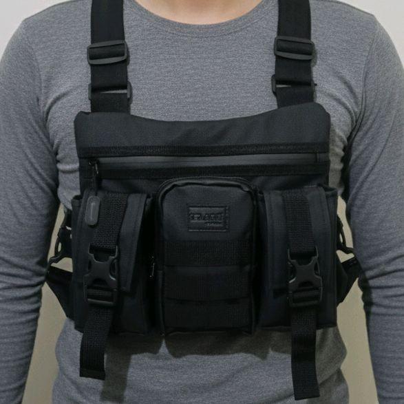 Waist Bag Pria Tas Dada / Tas Rompi Dada / Tas Tactical Dada